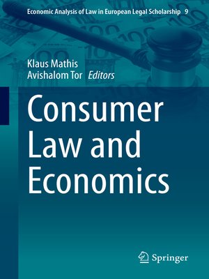 cover image of Consumer Law and Economics